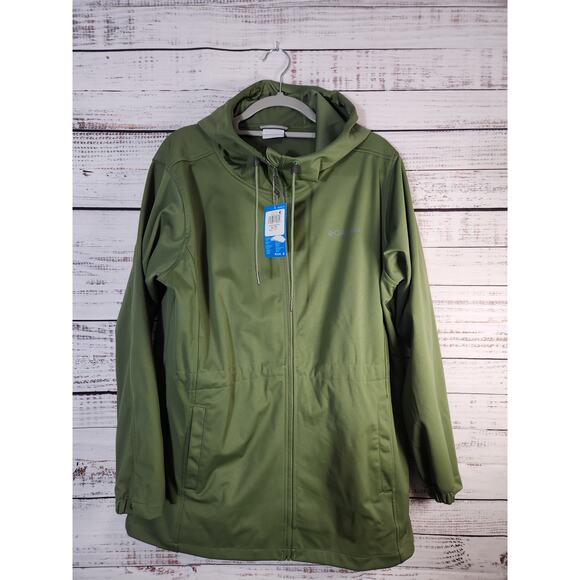 Columbia Women's size XL Rose Winds Softshell Hooded Jacket - Picture 1 of 5